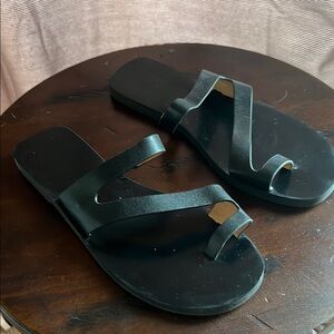 Black Strappy Sandals